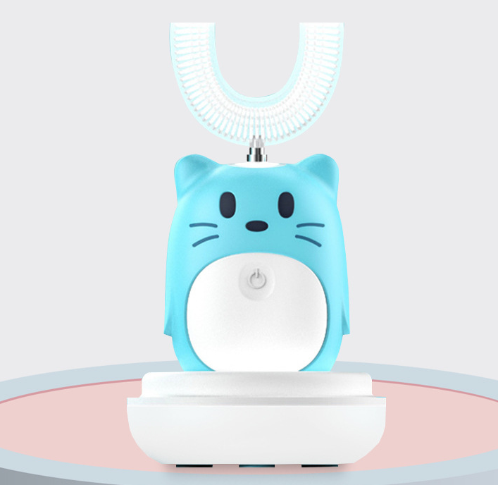 Smart Ultrasonic Children's Electric Toothbrush Automatic Cleaning U-shaped Toothbrush Portable Baby Products Smart Ultrasonic Children's Electric Toothbrush Automatic Cleaning U-shaped Toothbrush Portable Baby Products